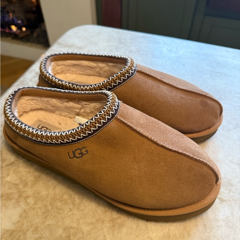 UGG Tan Suede Tasman Slip-On Shoes Men’s Size 11
